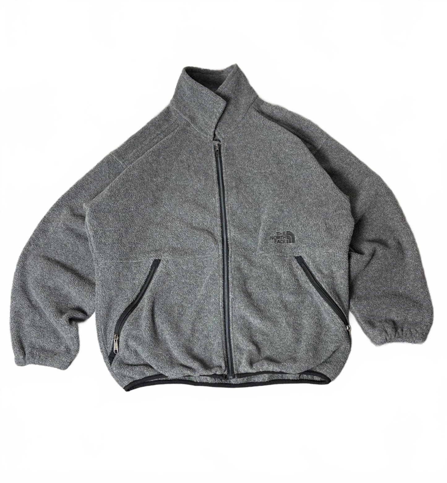 The North Face Women’s Vintage Fleece Jacket (M) Made in USA Grey Full Zip