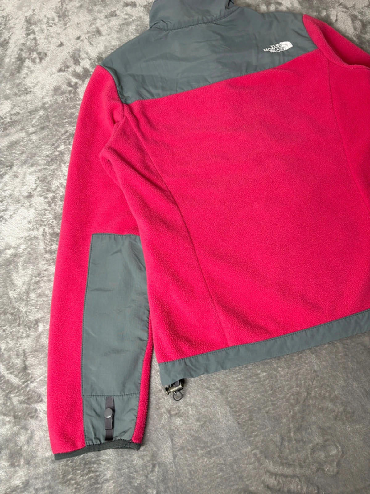 The North Face Women’s Denali Fleece Jacket Pink/Grey M Full Zip Outdoor