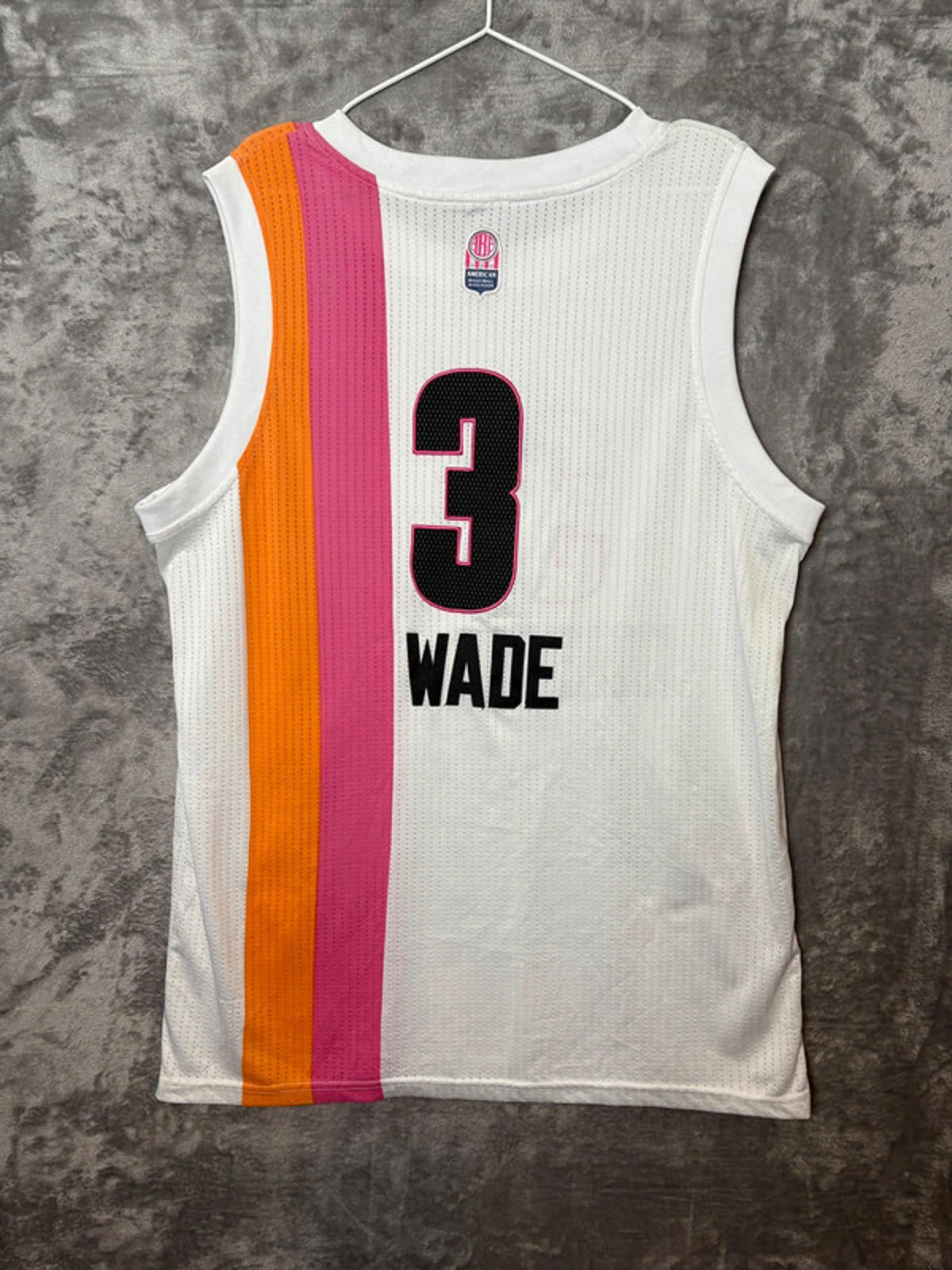 Vintage Adidas Dwyane Wade Miami Vice Jersey (48) Men’s – ABA Patch 2012