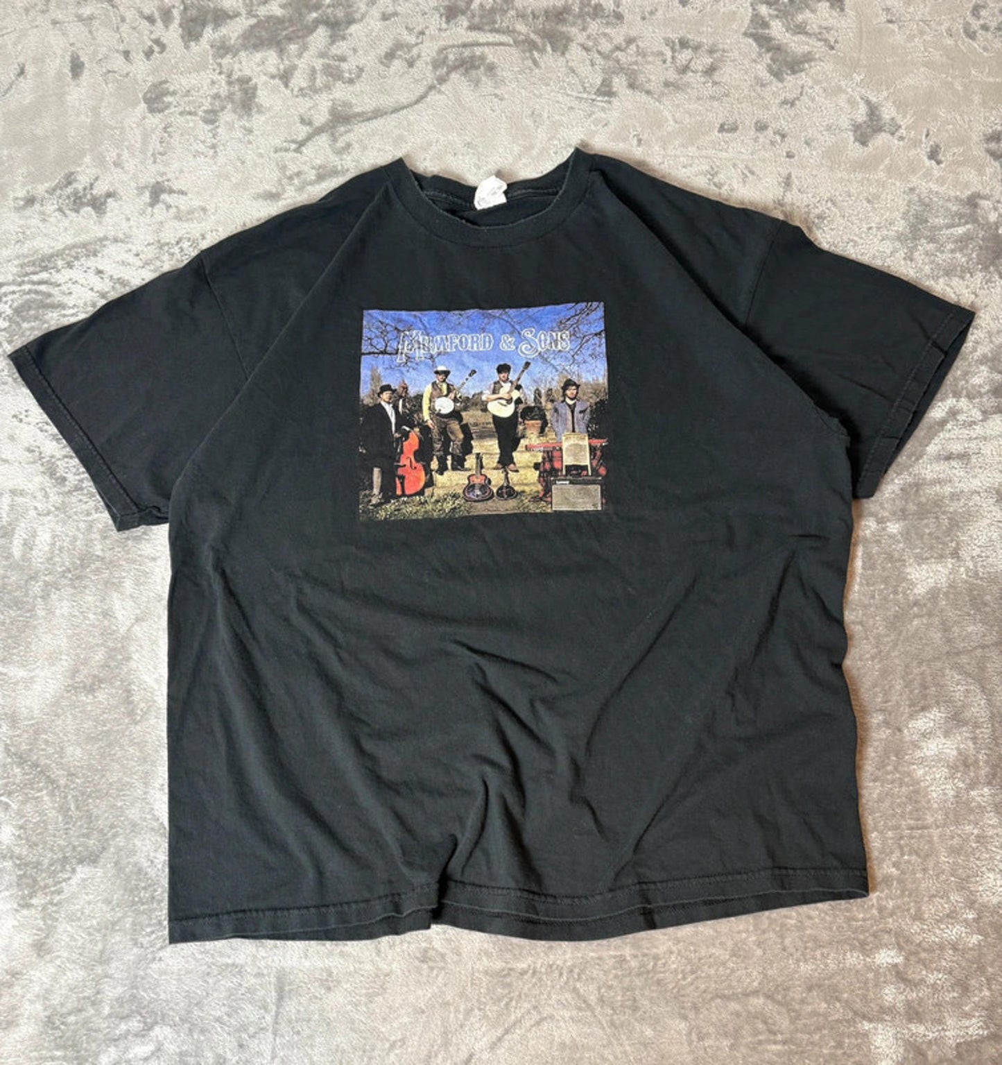Mumford & Sons Band Graphic T-Shirt (2XL) Men’s Vintage Style AAA Tag
