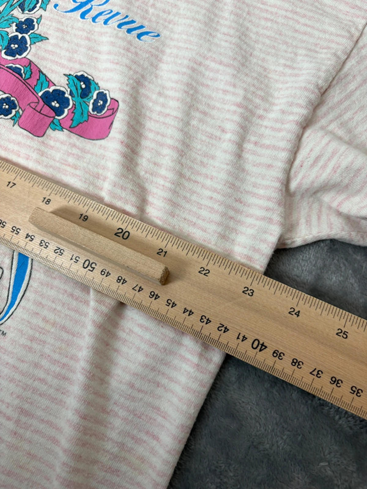Vintage Beverly Hills University Sweatshirt (Unisex, One Size) 1991 Striped Crop