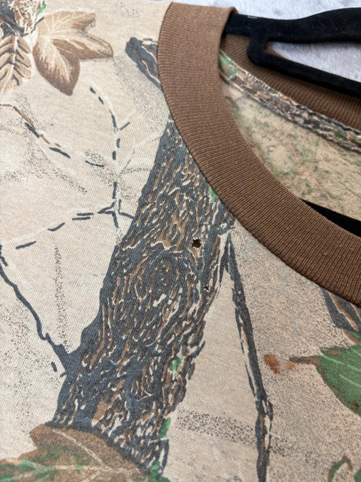 Vintage Realtree Camouflage Single Stitch T-Shirt (L) All Over Print