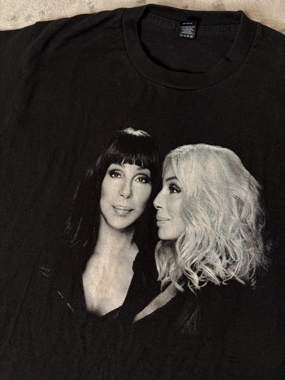 Cher Las Vegas 2019 Tour T-Shirt – Double Portrait – Size M