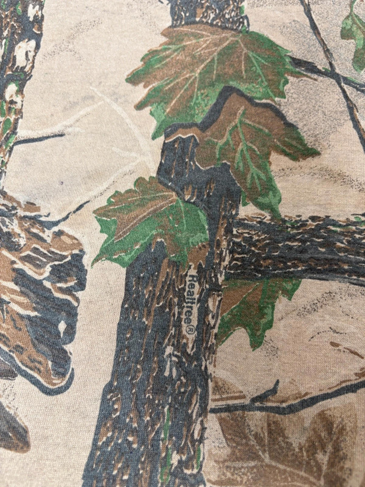 Vintage Realtree Camouflage Single Stitch T-Shirt (L) All Over Print