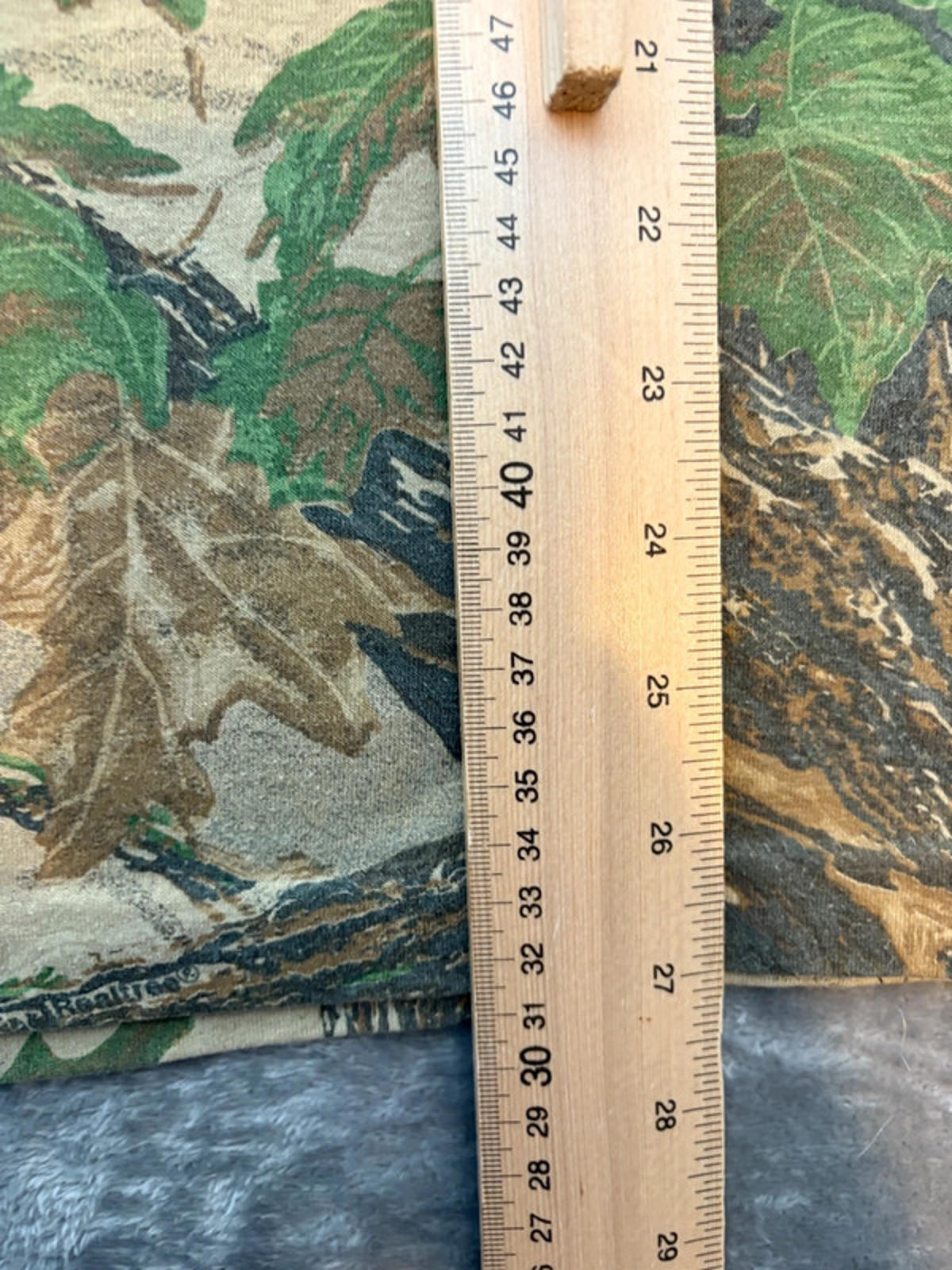 Vintage Realtree Camouflage Single Stitch T-Shirt (L) All Over Print
