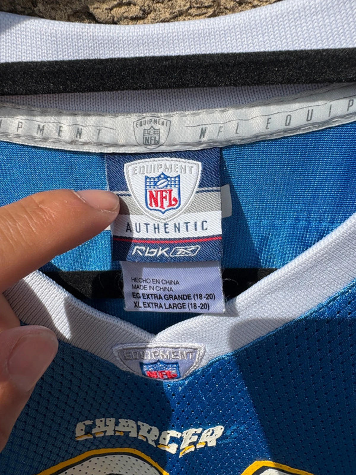 Vintage NFL Reebok LaDainian Tomlinson San Diego Chargers Jersey Youth XL (Fits S Adult)