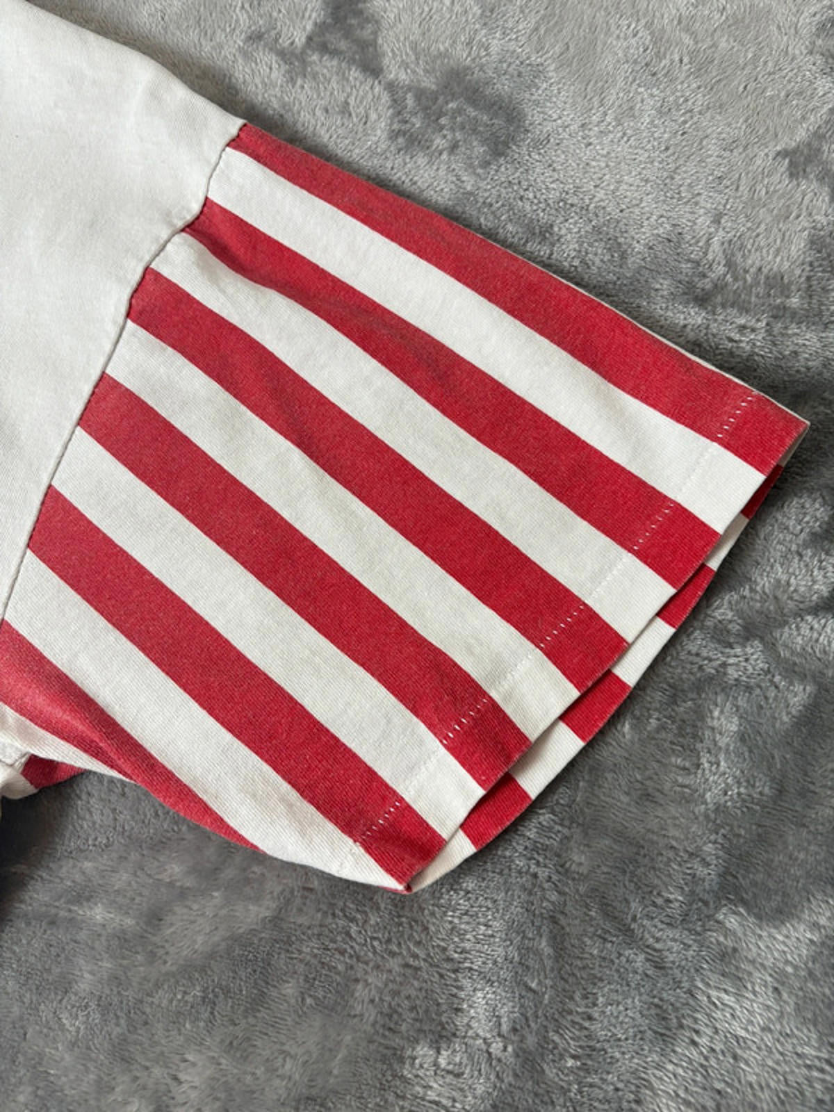 Vintage 1994 Betty Boop USA Flag Sleeves T-Shirt L Single Stitch Made in USA