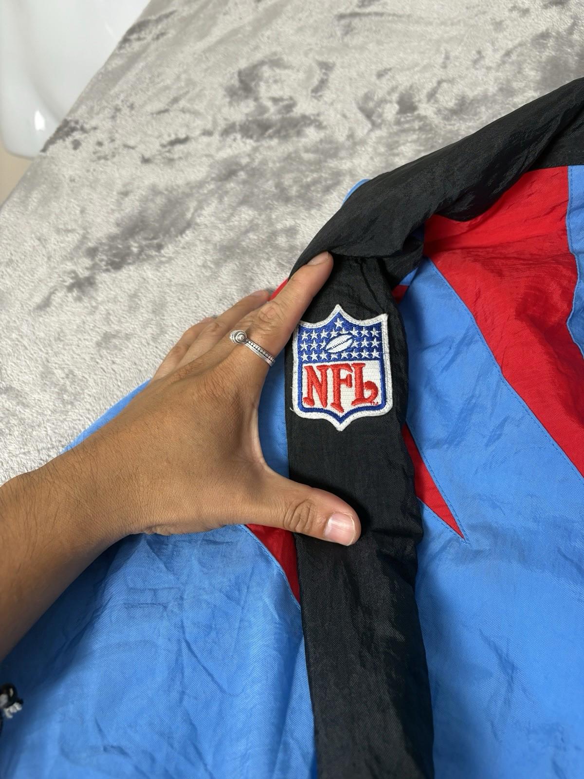 Vintage Houston Oilers NFL Apex One Pro Line Jacket M Rare Retro usa 90s