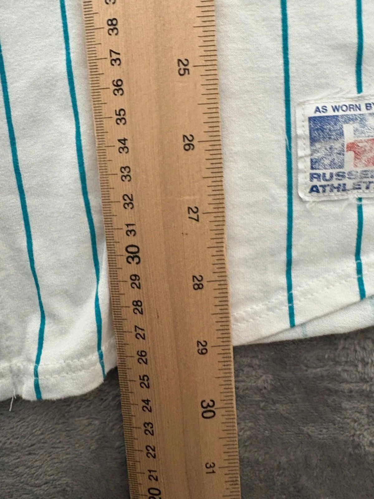 Vintage Russell Athletic MLB Florida Marlins Jersey Men’s Large 90s Pinstripe