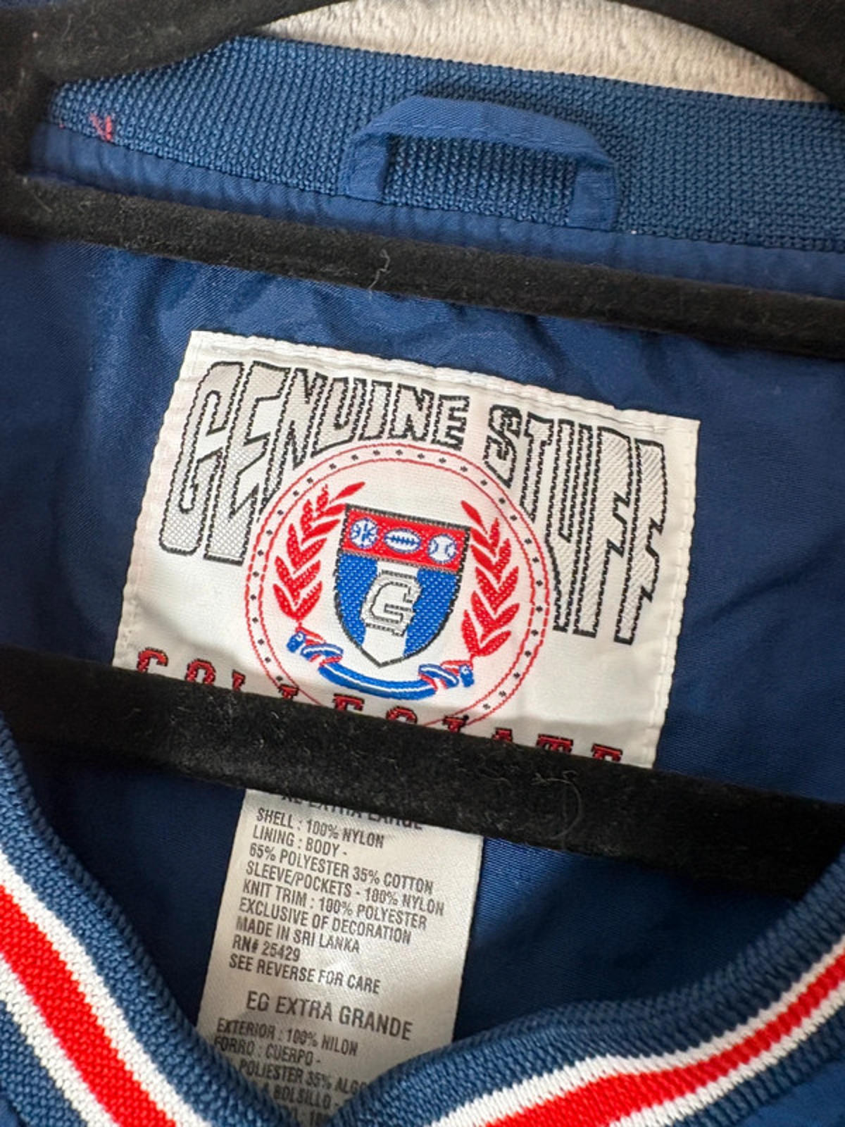 Vintage University of Arizona Windbreaker Jacket - Genuine Stuff - Blue/Red Mens XL
