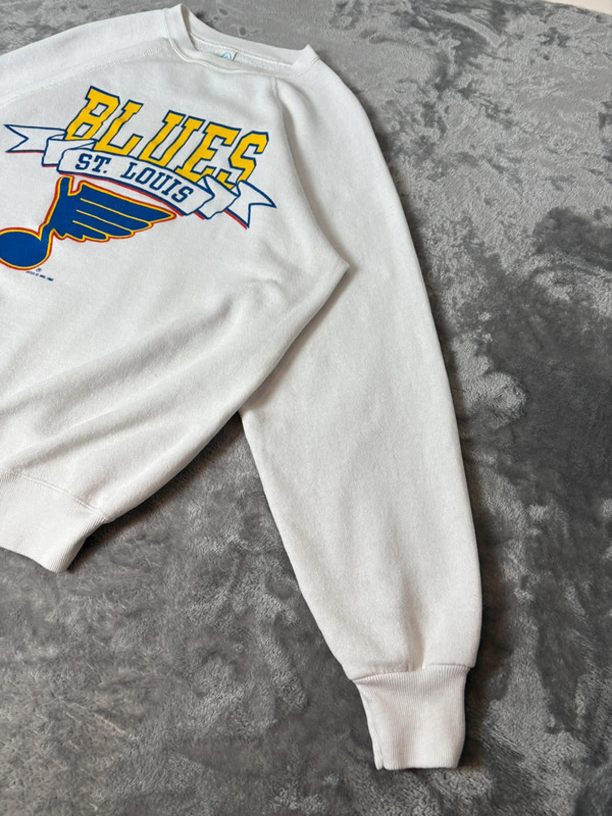 Vintage 1989 St. Louis Blues NHL Sweatshirt Artex Size L USA Made