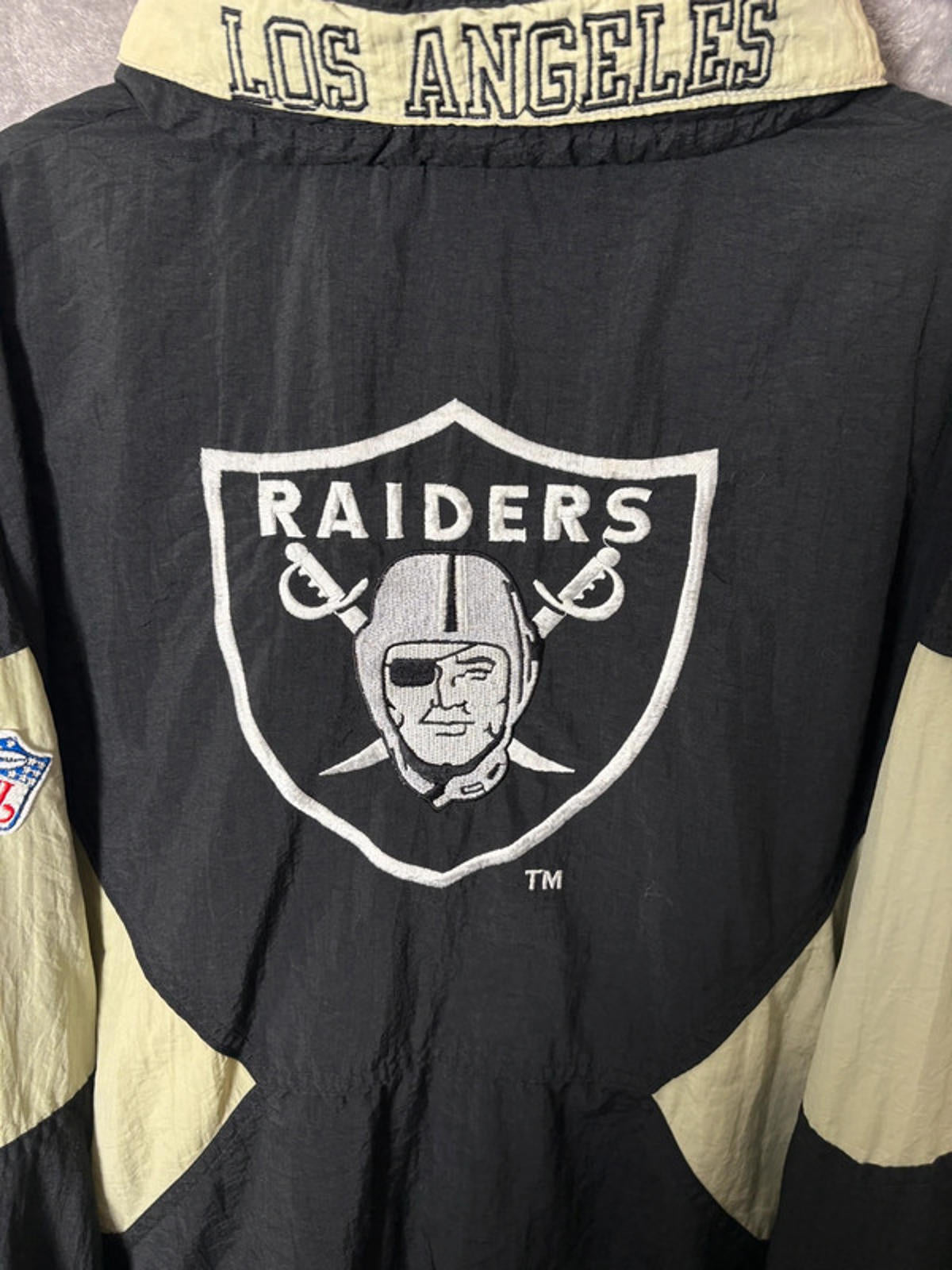 Vintage Angeles Raiders NFL Team Jacket by Triple F.A.T. Goose L 90s Authentic
