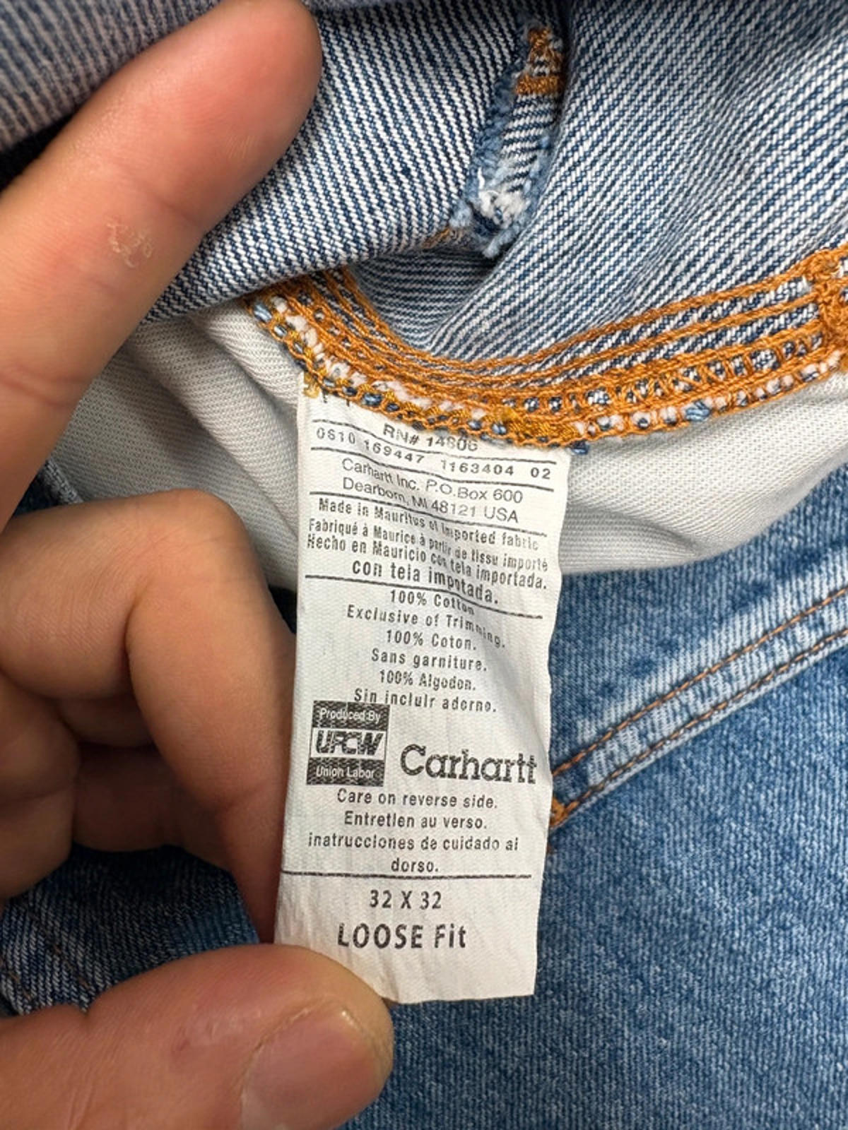 Vintage Carhartt Carpenter Jeans Deadstock – Loose Fit – Workwear Denim