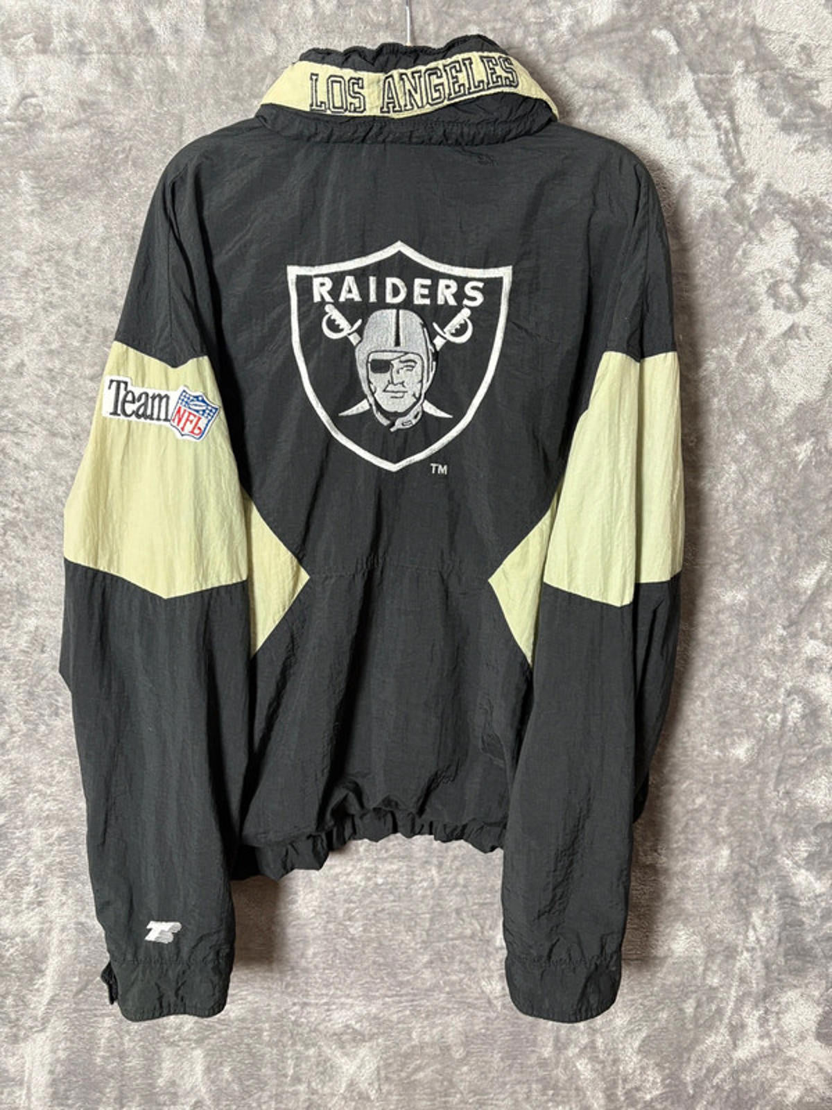 Vintage Angeles Raiders NFL Team Jacket by Triple F.A.T. Goose L 90s Authentic