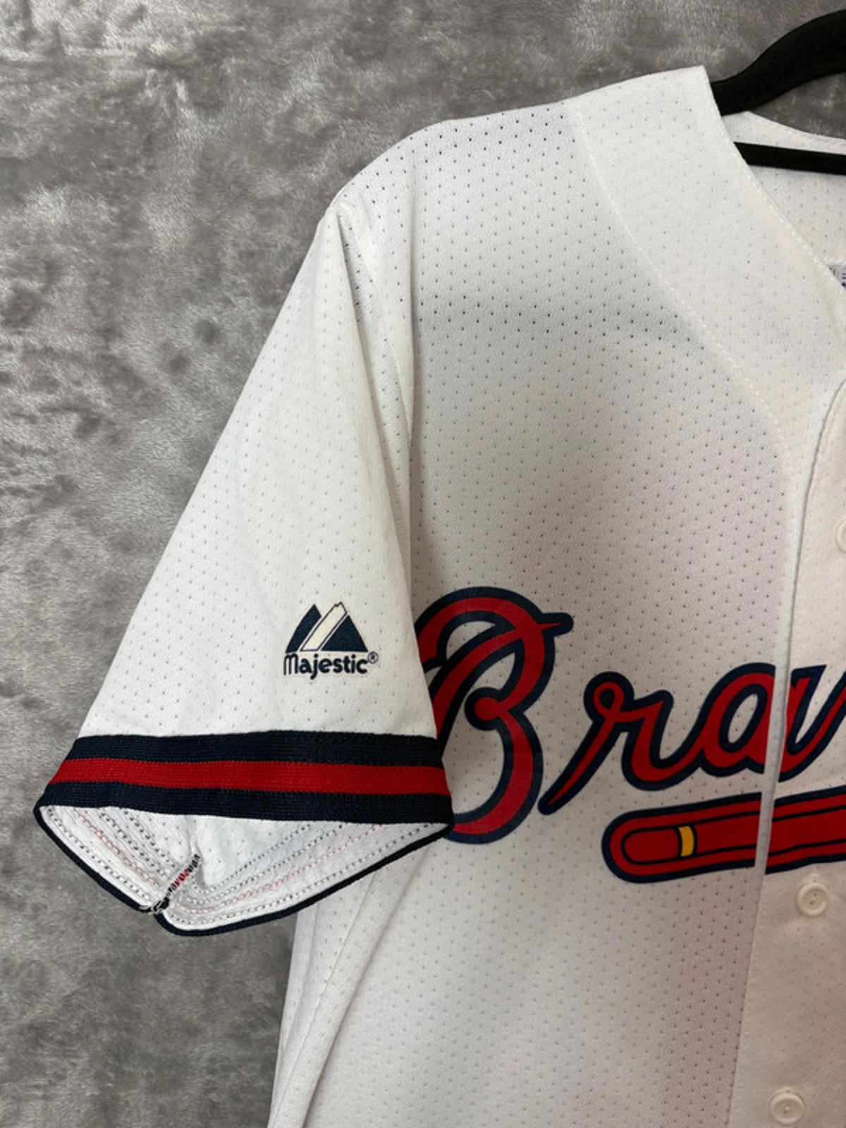 Vintage Majestic MLB Atlanta Braves Jersey Sheffield 11 (M) Men’s Made in USA