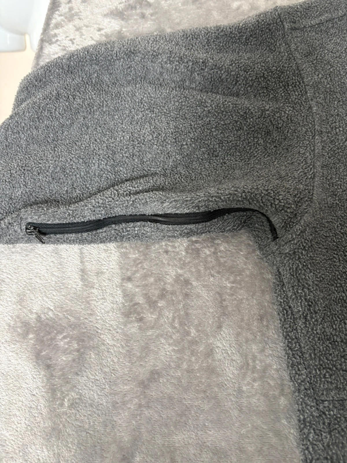 The North Face Women’s Vintage Fleece Jacket (M) Made in USA Grey Full Zip