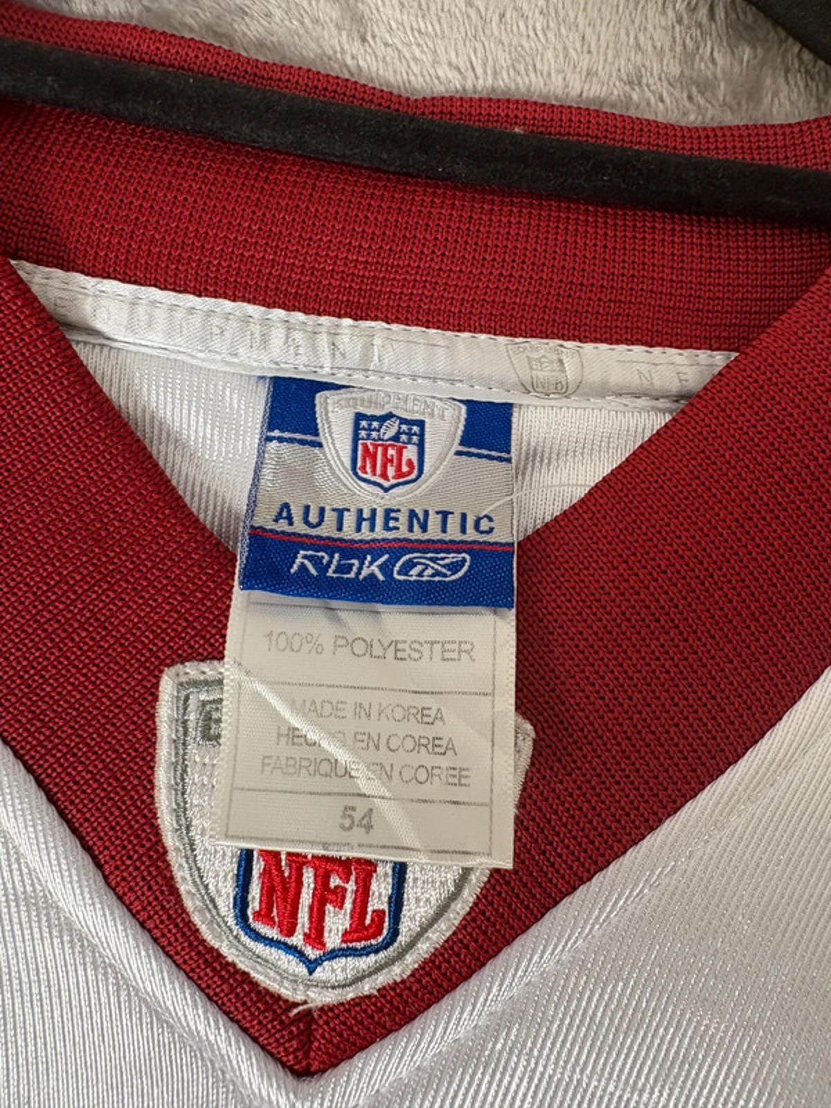 Washington Redskins Clinton Portis 26 NFL Jersey Reebok Authentic XXL 2004 Seaso
