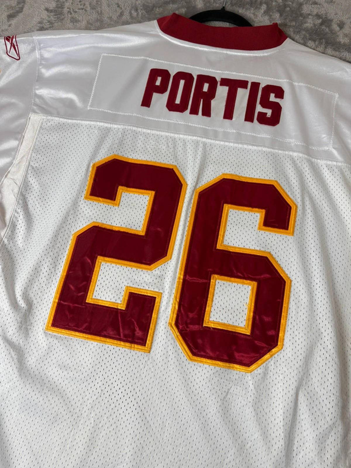 Washington Redskins Clinton Portis 26 NFL Jersey Reebok Authentic XXL 2004 Seaso