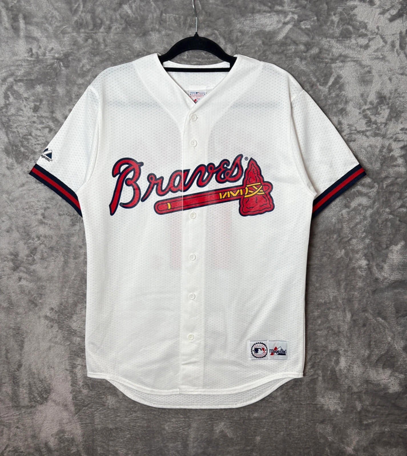 Vintage Majestic MLB Atlanta Braves Jersey Sheffield 11 (M) Men’s Made in USA