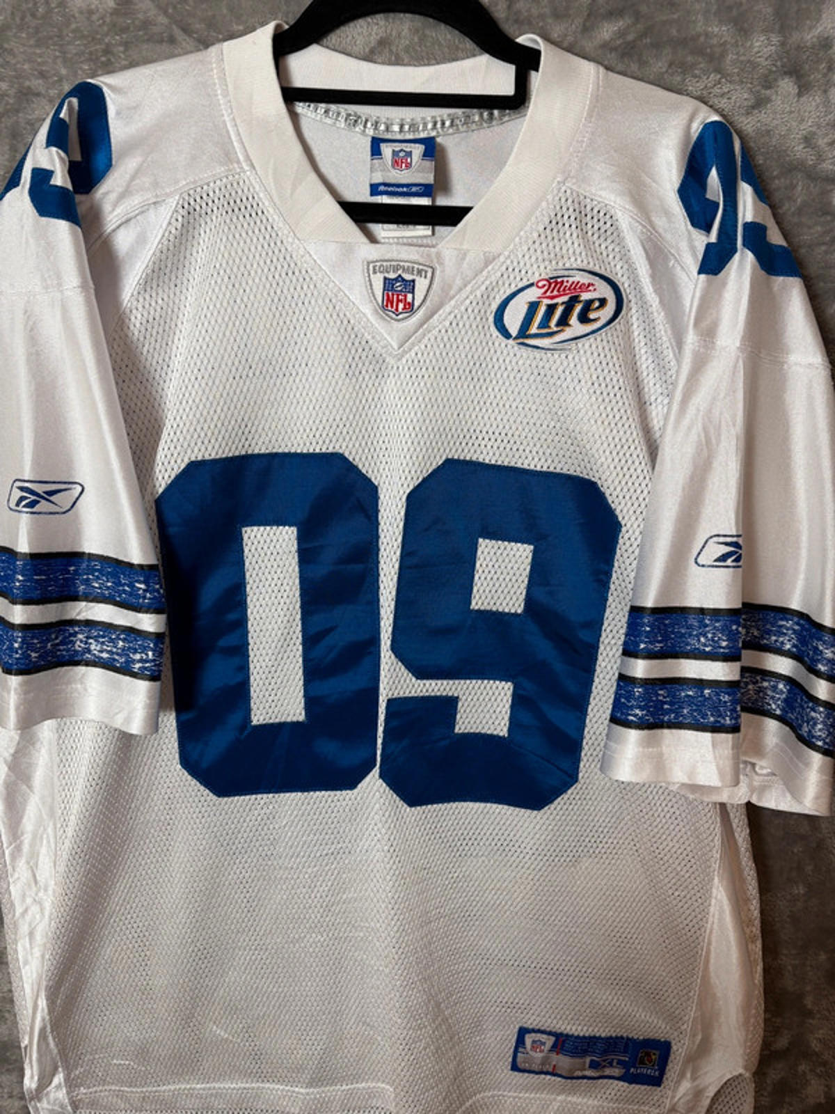 Vintage Reebok NFL Dallas Cowboys Promo Miller Lite #09 Jersey (XL) Embroidered