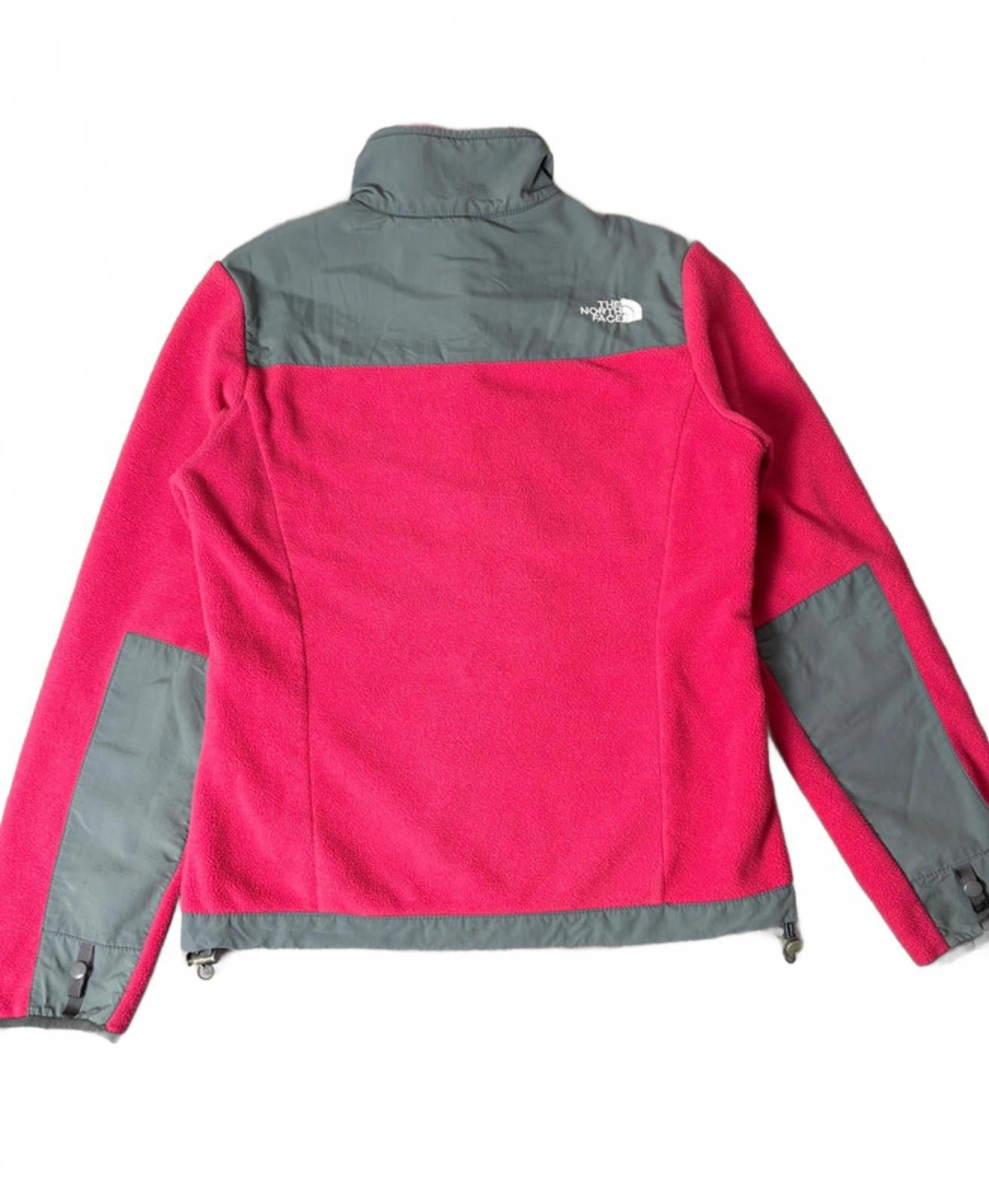 The North Face Women’s Denali Fleece Jacket Pink/Grey M Full Zip Outdoor
