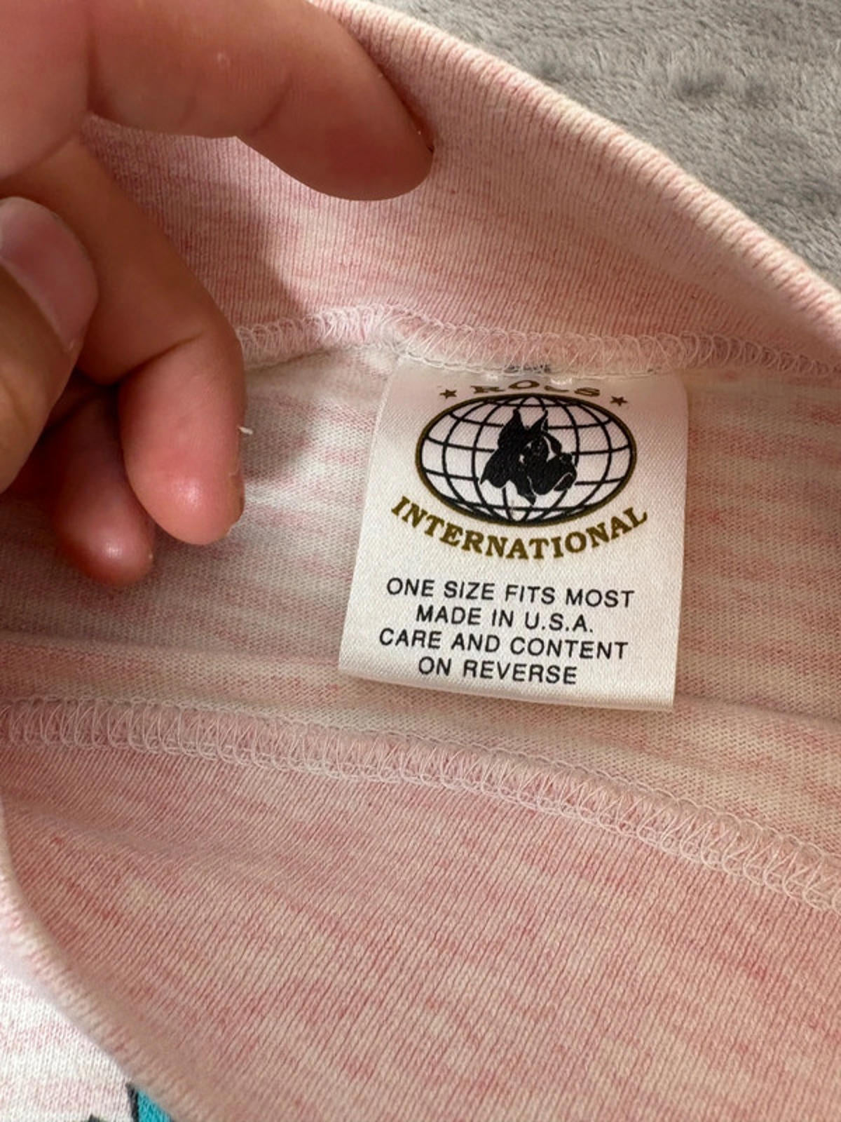 Vintage Beverly Hills University Sweatshirt (Unisex, One Size) 1991 Striped Crop