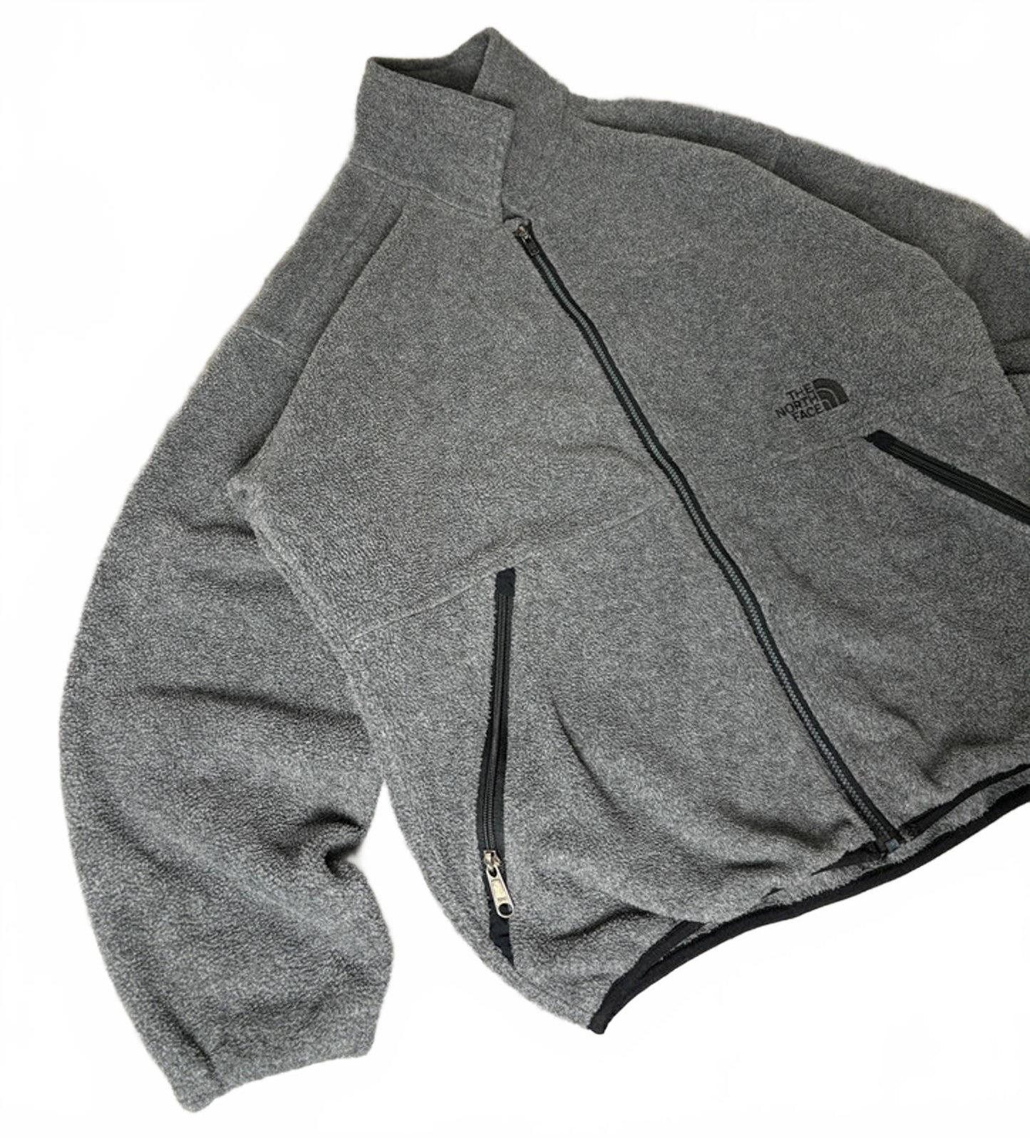 The North Face Women’s Vintage Fleece Jacket (M) Made in USA Grey Full Zip