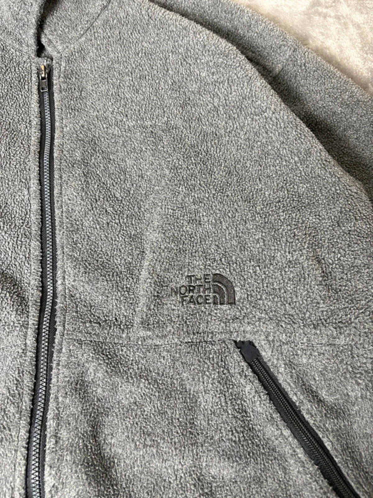The North Face Women’s Vintage Fleece Jacket (M) Made in USA Grey Full Zip