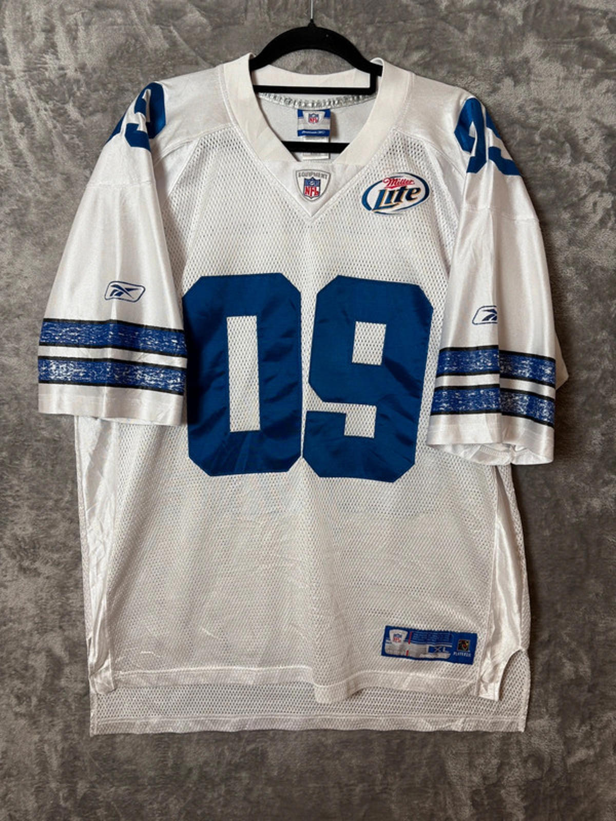 Vintage Reebok NFL Dallas Cowboys Promo Miller Lite #09 Jersey (XL) Embroidered