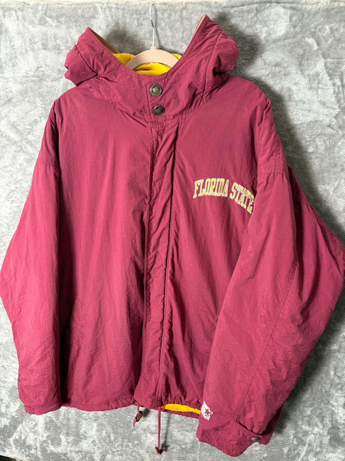 Vintage Starter Florida State Seminoles Jacket Maroon Men’s (M/L) Ncaa Football