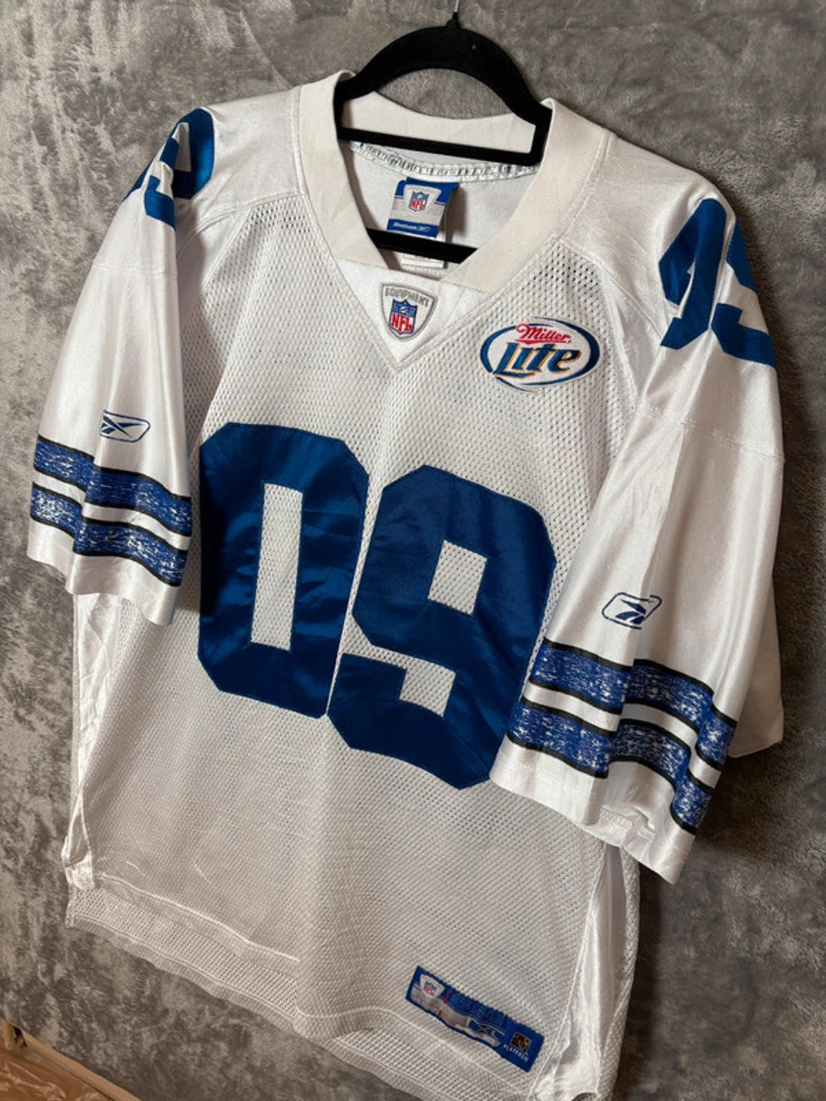 Vintage Reebok NFL Dallas Cowboys Promo Miller Lite #09 Jersey (XL) Embroidered