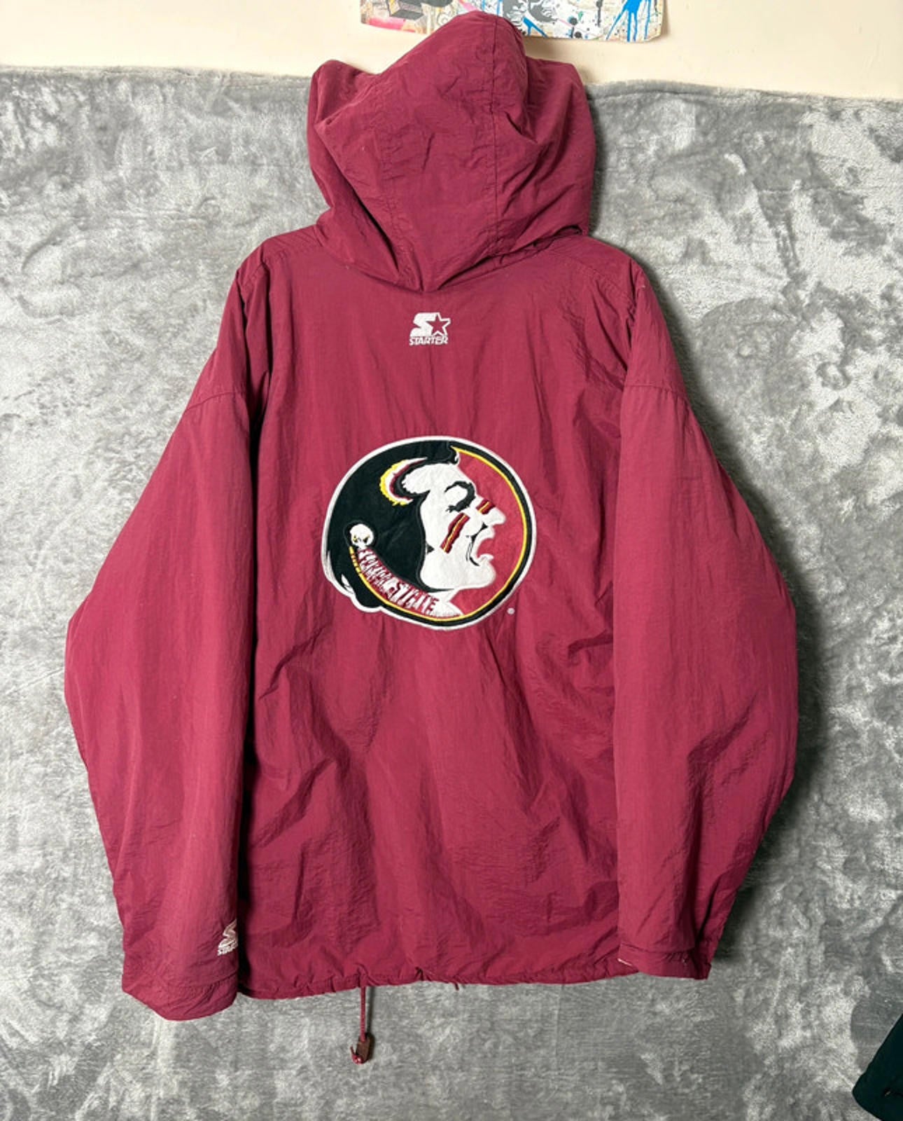 Vintage Starter Florida State Seminoles Jacket Maroon Men’s (M/L) Ncaa Football