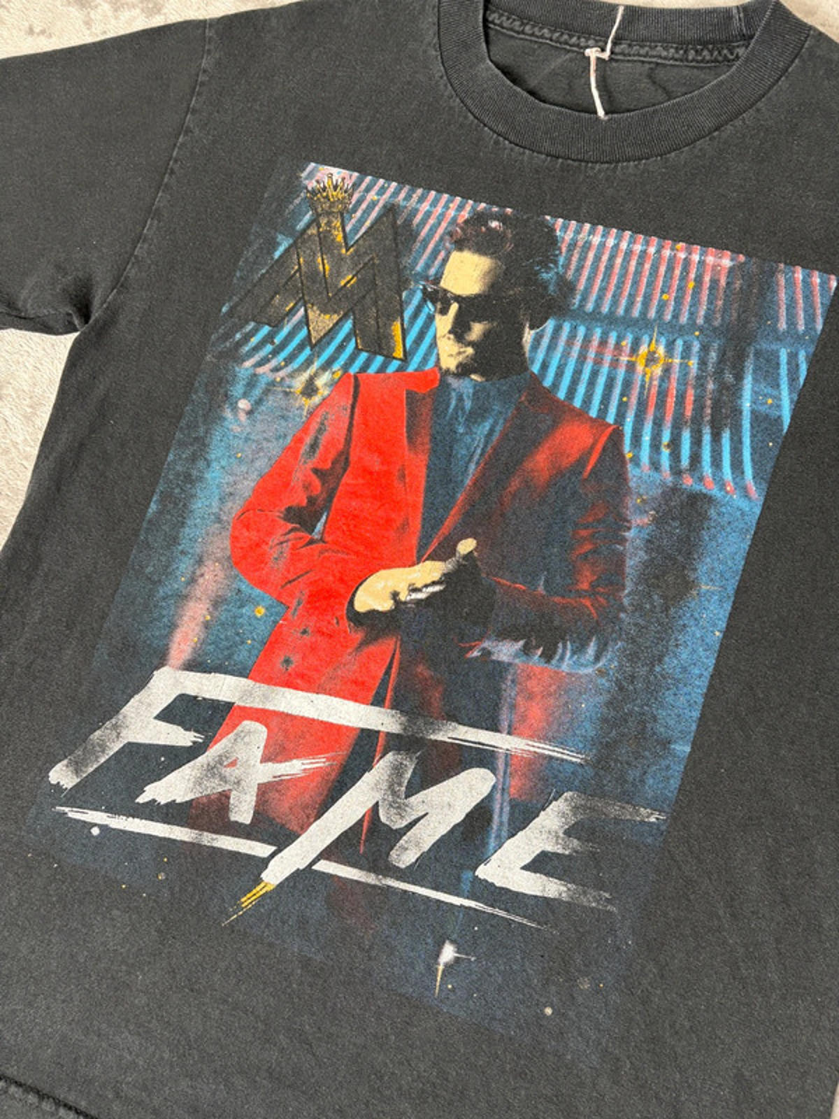 Maluma F.A.M.E. Tour 2018 Band Tee Size S Vintage Style Good Fade