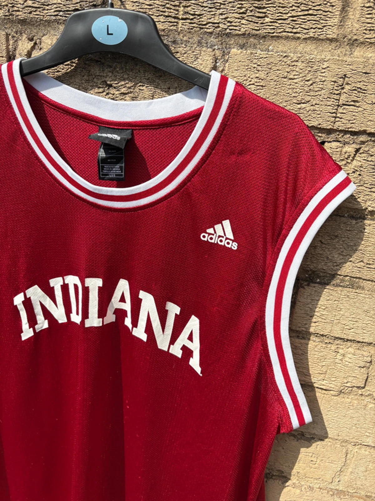 Adidas Indiana Hoosiers College Basketball Jersey Red Men’s Size L