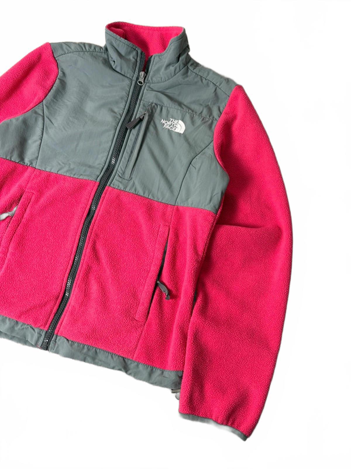 The North Face Women’s Denali Fleece Jacket Pink/Grey M Full Zip Outdoor