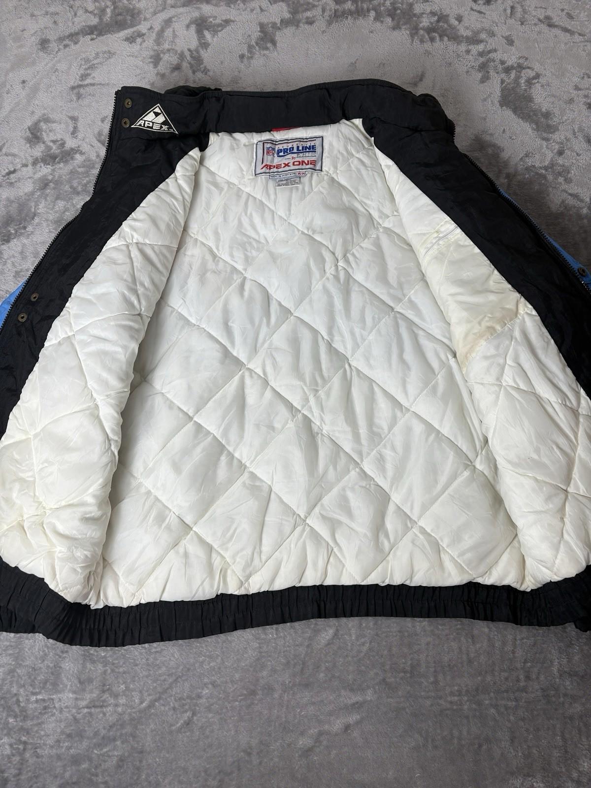 Vintage Houston Oilers NFL Apex One Pro Line Jacket M Rare Retro usa 90s