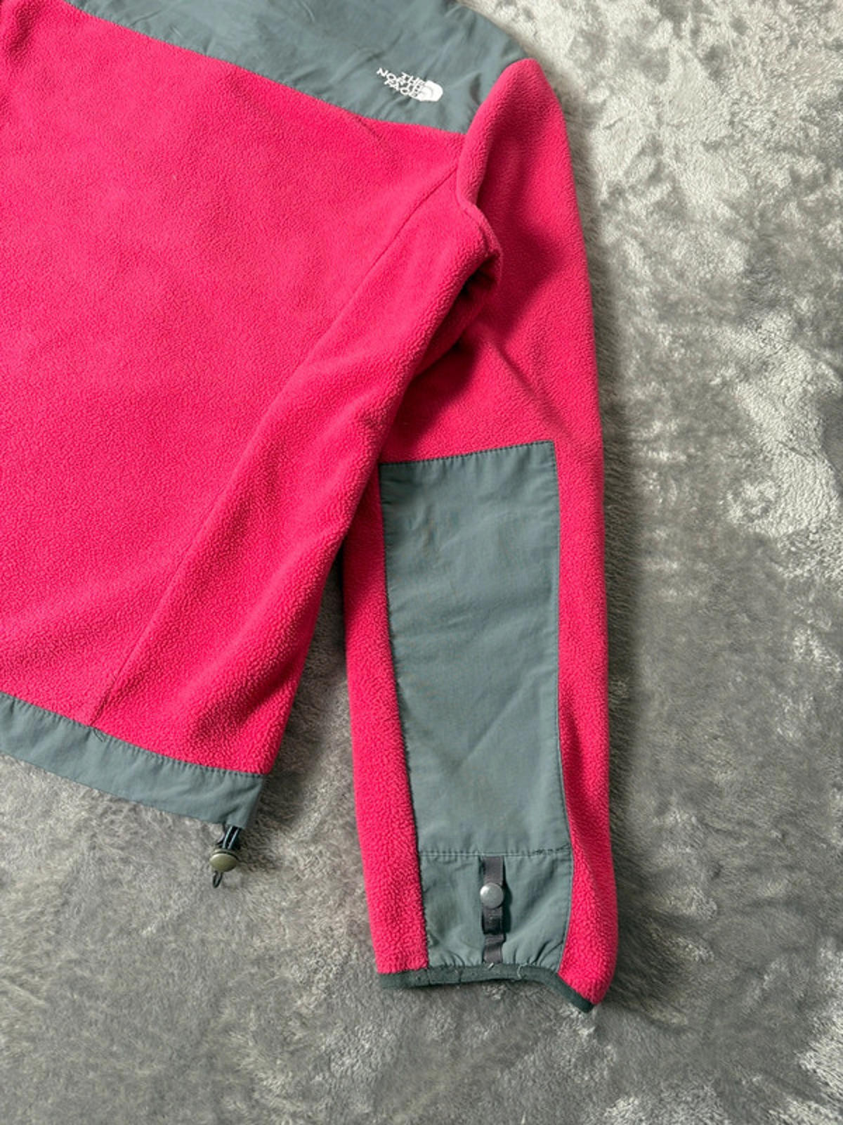 The North Face Women’s Denali Fleece Jacket Pink/Grey M Full Zip Outdoor