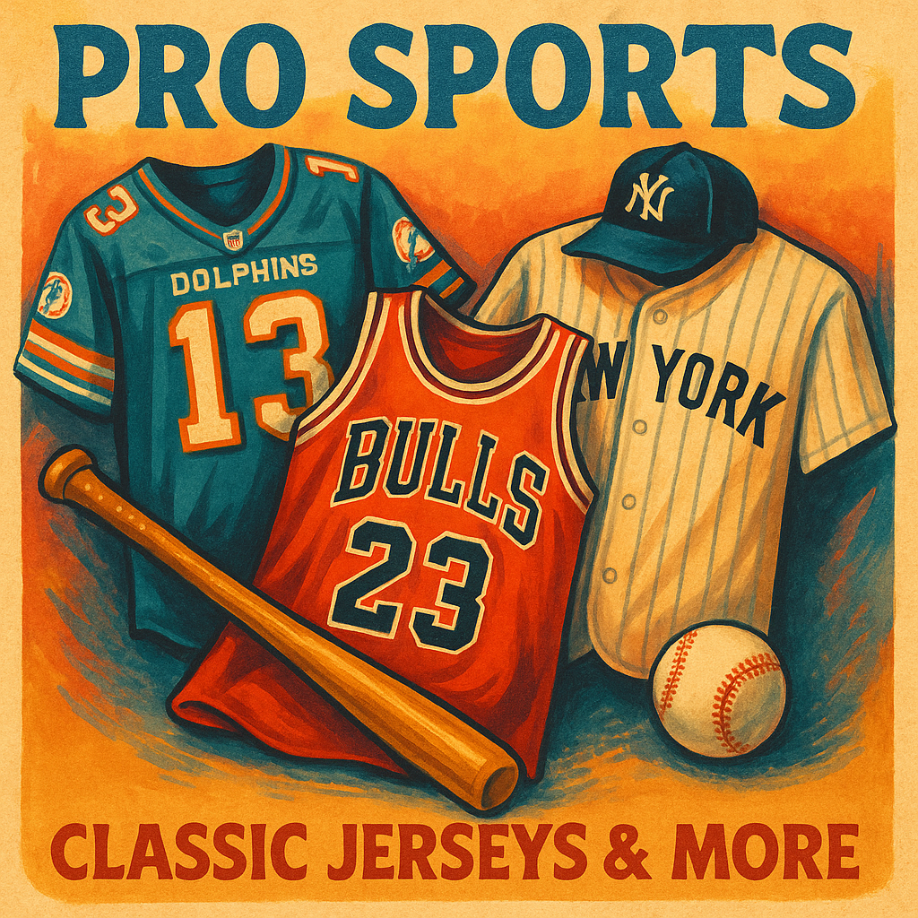 Pro Sports Jerseys – Vintage NBA, NFL & Baseball