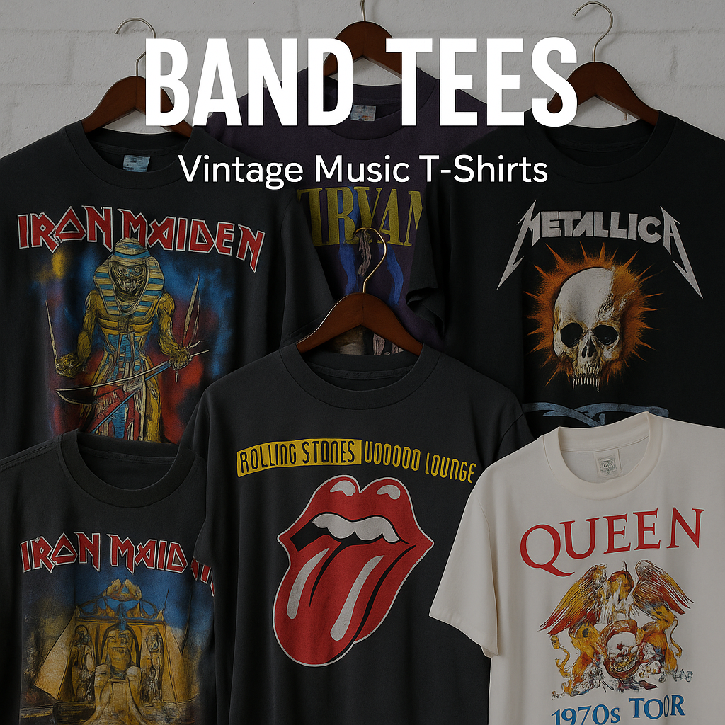 Band Tees | Vintage Music T-Shirts