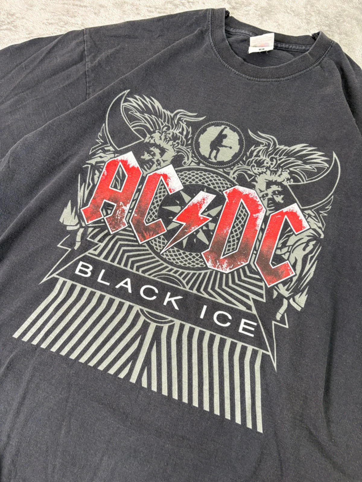 AC/DC Black Ice Band T-Shirt Medium Men’s Rock Music Tee