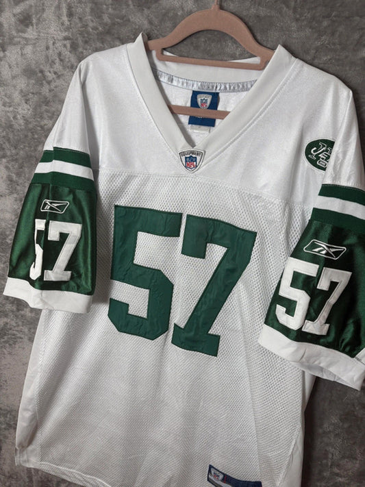 New York Jets Bart Scott 57 NFL Reebok On Field Jersey (XXL)  Vintage 2009