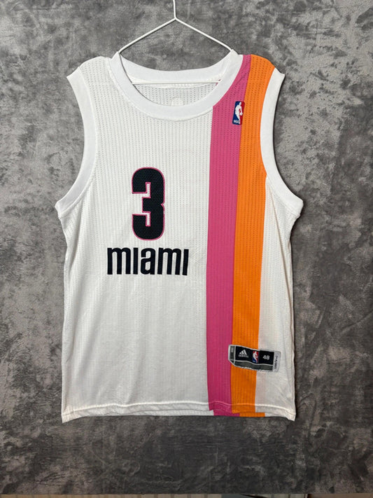 Vintage Adidas Dwyane Wade Miami Vice Jersey (48) Men’s – ABA Patch 2012