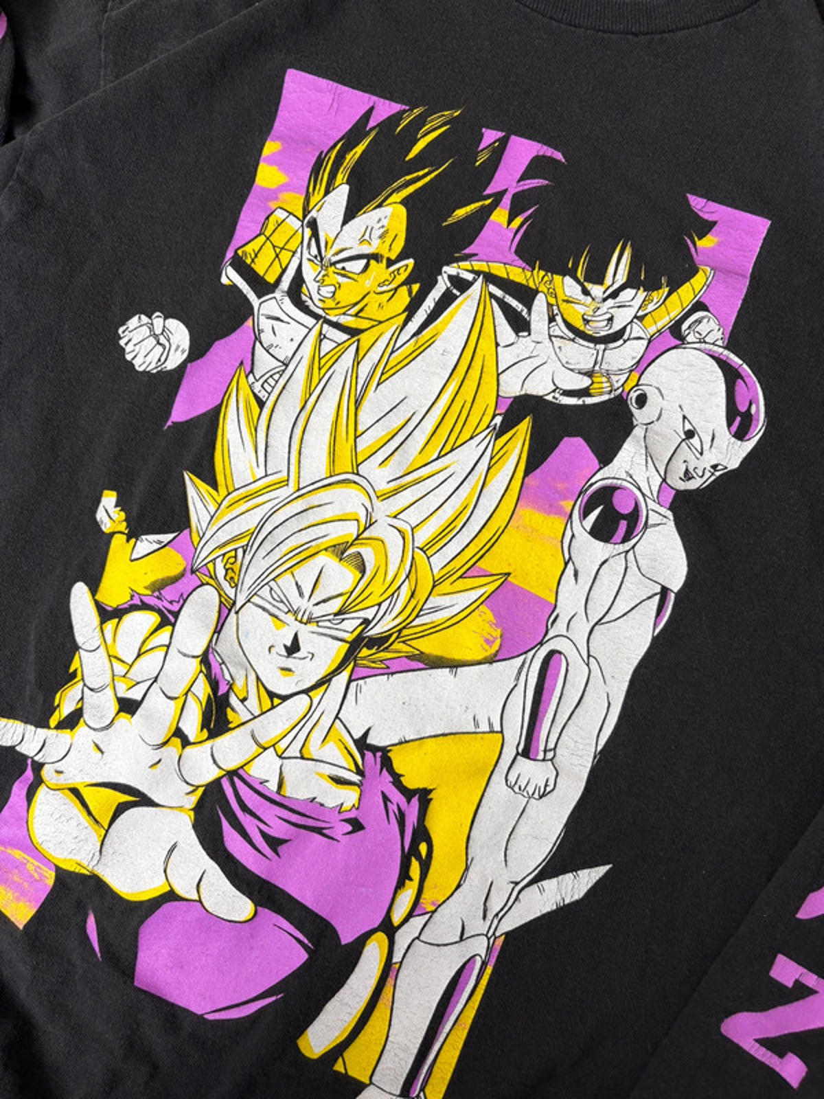 Dragon Ball Z Long Sleeve T-Shirt (S/M) Black Goku Vegeta Frieza Anime