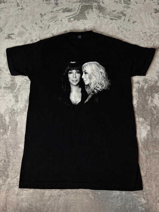 Cher Las Vegas 2019 Tour T-Shirt – Double Portrait – Size M