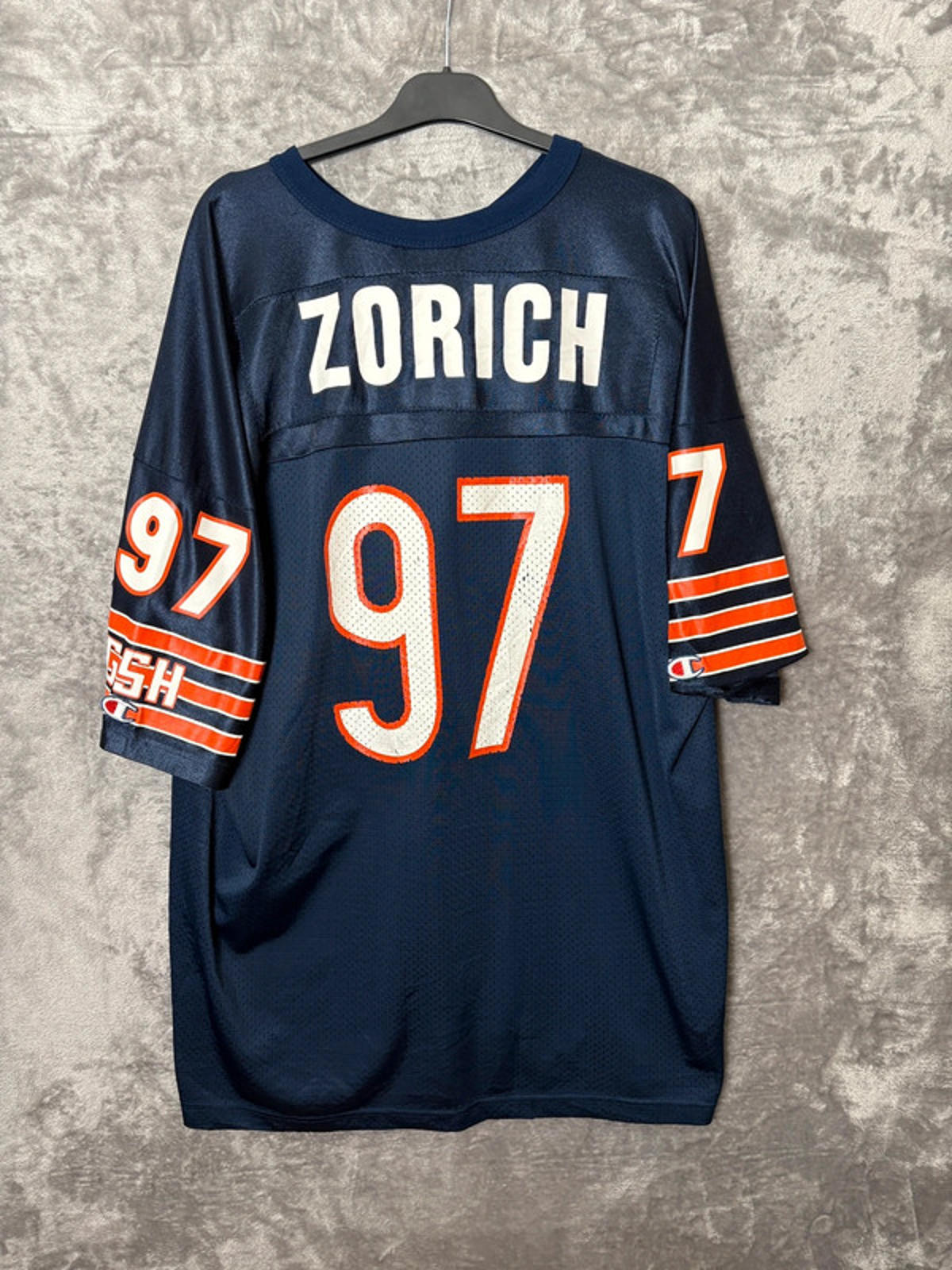 Vintage Men’s Champion NFL Jersey XXL Chicago Bears 97 Chris Zorich – 90s USA Made