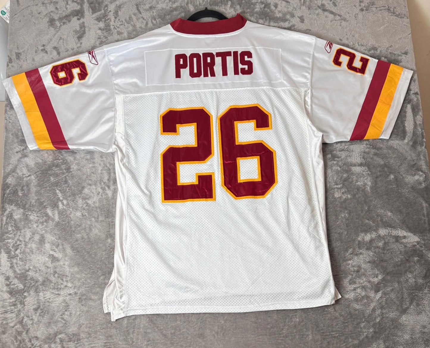 Washington Redskins Clinton Portis 26 NFL Jersey Reebok Authentic XXL 2004 Seaso