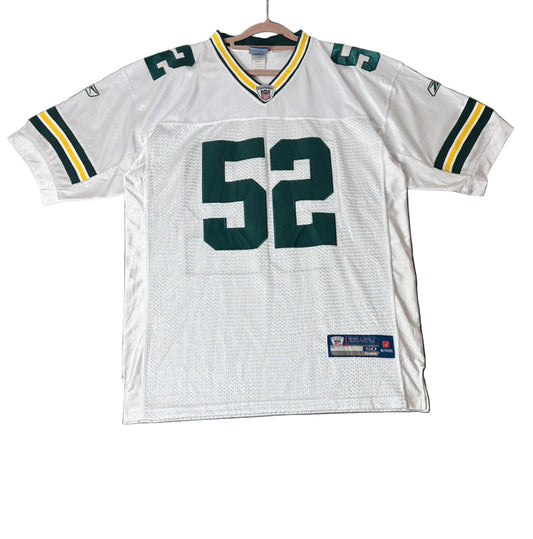 Green Bay Packers Clay Matthews 52 NFL Reebok On Field Jersey XL 2009-2011