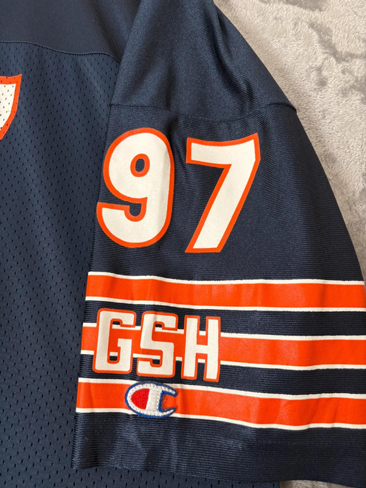 Vintage Men’s Champion NFL Jersey XXL Chicago Bears 97 Chris Zorich – 90s USA Made