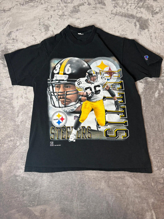 Vintage 1997 Pittsburgh Steelers Jerome Bettis #36 T-Shirt – Size L/XL Rare NFL Collectible