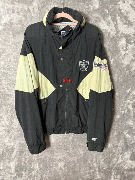 Vintage Angeles Raiders NFL Team Jacket by Triple F.A.T. Goose L 90s Authentic